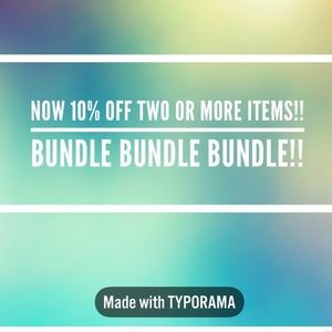 💥💥BUNDLE & SAVE💥💥